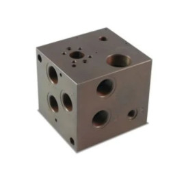 La precisión cuadrada trabajó a máquina las piezas de acero del cromado del bloque de los componentes