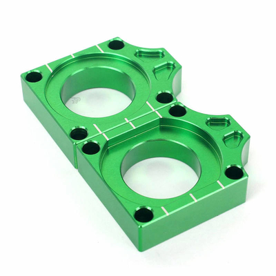 El color verde anodizado Pom de la ojeada Pa6 de las piezas que muele del CNC médico de aluminio de la ISO 9001