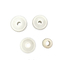 Piezas de cerámica de la precisión de la resistencia de desgaste, disco de cerámica del alúmina para el cartucho de cobre amarillo