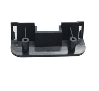 Piezas de chapa soldadas con autógena y plateadas, hardware anodizado negro de aluminio que sella piezas