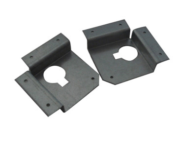 Piezas de chapa soldadas con autógena y plateadas, hardware anodizado negro de aluminio que sella piezas