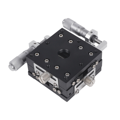 XYZ Etapa lineal con motor paso a paso de 2 mm Torsión de tornillo de plomo 0,01 mm/100 mm Dirección